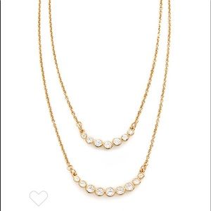 Kate Spade Dainty Sparklers double strand Necklace